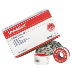 BSN Leukoplast 5m x 5 cm met klemring 12 stuks